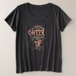 REMERA GRANDE PARA MUJERES FELICIDAD ANIMA
