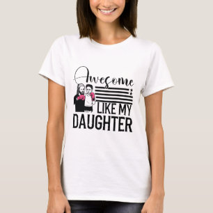 Remera Impresionante Como Mi Hija Boxeo Día Del Pa