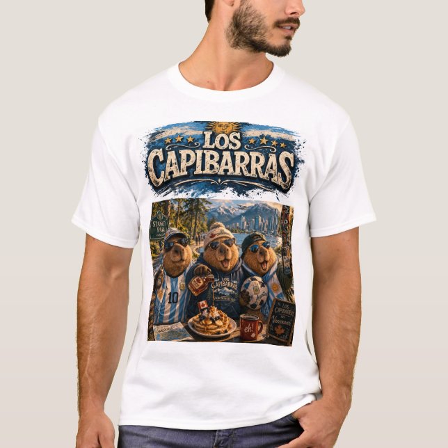  Remera Los Capibarras en Canadá (Anverso)