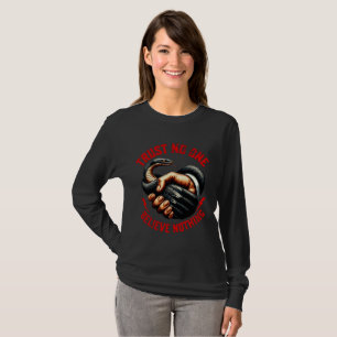 Remera Manga Larga Women's Trust No One - No Creer