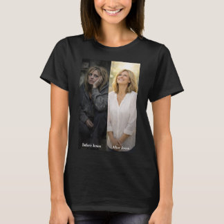 Remera Mujer Antes de Jesús y después de Jesús