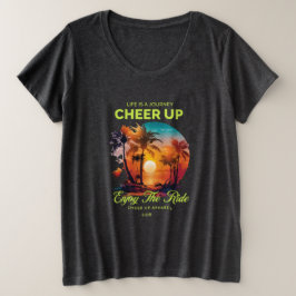 REMERA PARA MUJERES DE TALLA GRANDE CON DISEÑO DE 