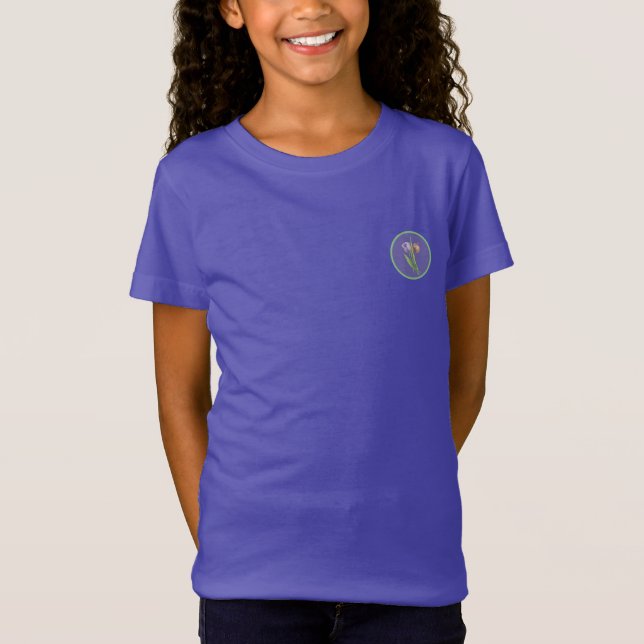REMERA PARA NIÑAS ARTE&DISEÑO  ESTILO  (Anverso)