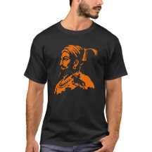 Remera Silueta de Shivaji Maharaj Guerrera