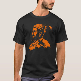 Remera Silueta de Shivaji Maharaj Guerrera