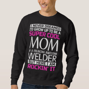 Remera Super Mamá De Soldador Regalo Divertido