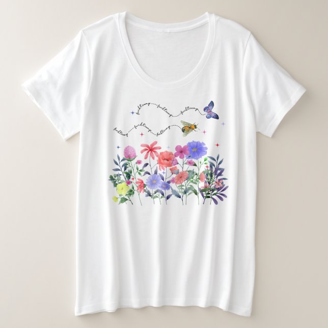 Remera Talla Grande F*ck Trump (Anverso del diseño)