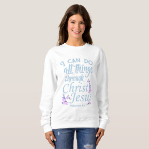 Remeras de versículos de la Biblia Puedo hacer tod
