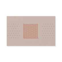 Remiendo médico del yeso de la tirita - tarjeta de