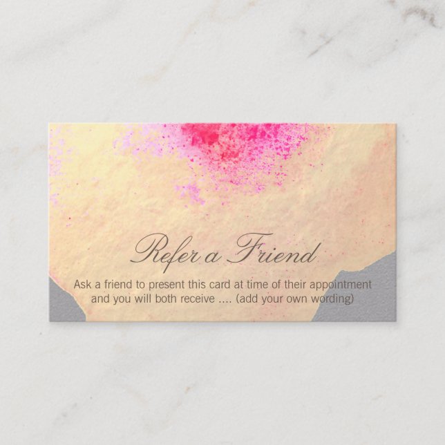 Remisión de clientes con acuarela de oro grande (Anverso)