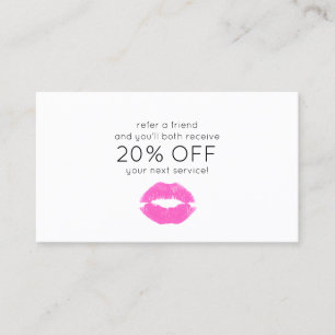 Remisión del cliente de Beso de lápiz labial rosa