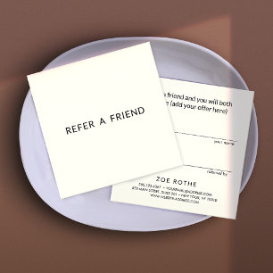 Remisión simple del cliente blanco