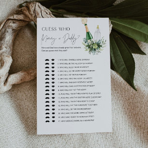 REMITE Quién lo dijo mamá o papá tarjeta de juego 