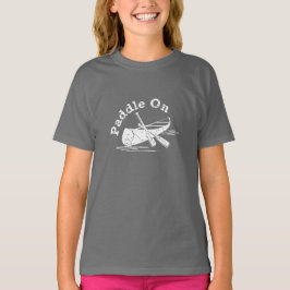 Remo angustiado en diseño - camiseta básica para n