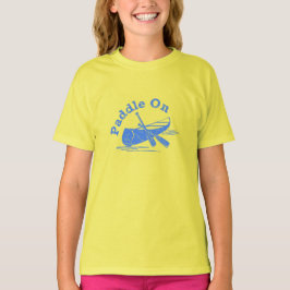 Remo angustiado en diseño - camiseta básica para n