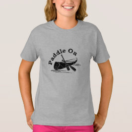 Remo angustiado en diseño - camiseta básica para n