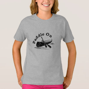 Remo angustiado en diseño - camiseta básica para n
