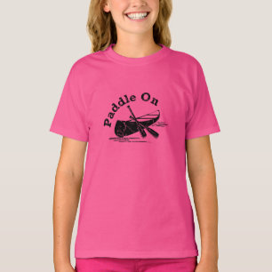 Remo angustiado en diseño - camiseta básica para n
