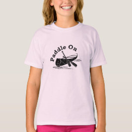 Remo con diseño angustiado - camiseta básica para 