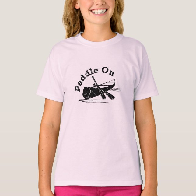 Remo con diseño angustiado - camiseta básica para  (Anverso)
