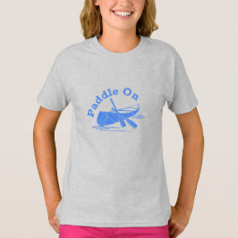 Remo con diseño angustiado - camiseta básica para 