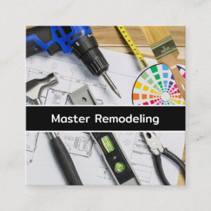 Remodelación del hogar Grandes Tarjetas de Negocio