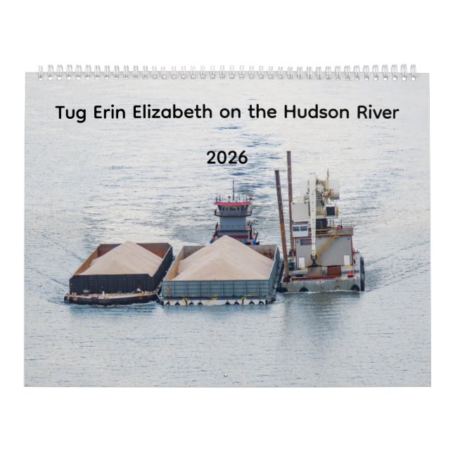 Remolcador Erin Elizabeth Calendario 2026 (Tapa)