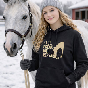 Remolcar. Romper el hielo. Repetir. Sudadera para 
