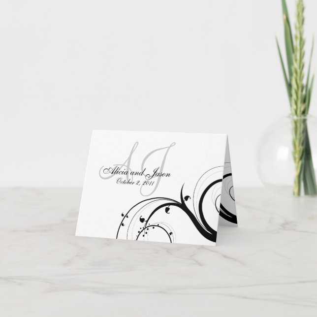 Remolino de encargo que casa tarjetas de nota de (Anverso)