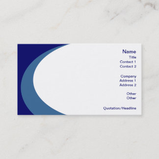 Remolino del color - tarjetas de visita comunes
