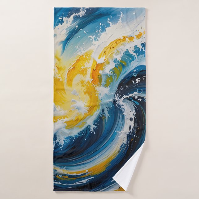 Remolino oceánico (Toalla de baño)