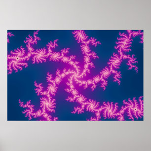 Remolino púrpura - arte del fractal