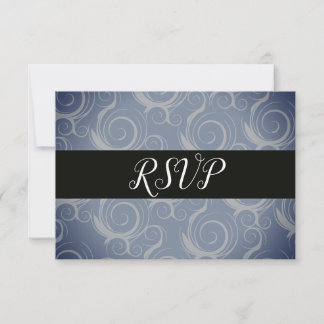 Remolinos de monograma RSVP