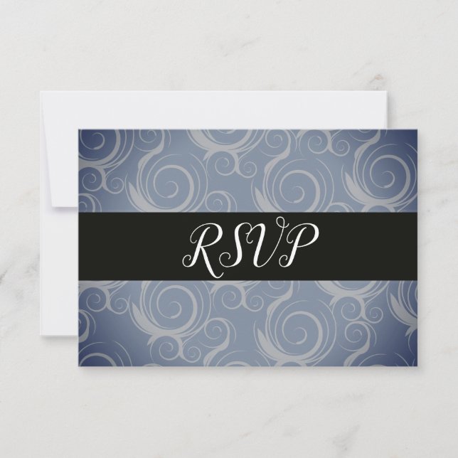 Remolinos de monograma RSVP (Anverso)
