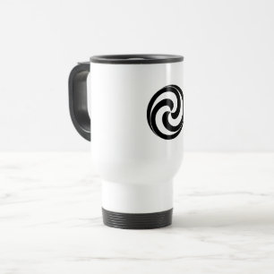 Remolinos en forma de taza de viaje de pelota