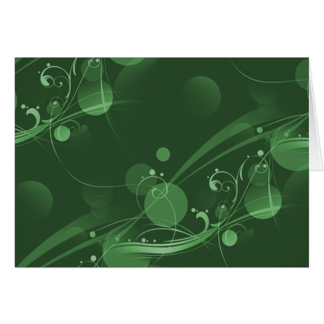 REMOLINOS Y PUNTOS DEL CÍRCULO VERDE OSCURO (Anverso (Horizontal))