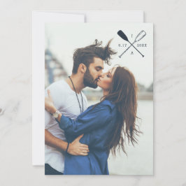 Remos rústicos náuticos de la INVITACIÓN el | de