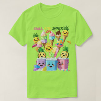 Remover, Sorber, Sonreír – Camiseta de Golosinas d
