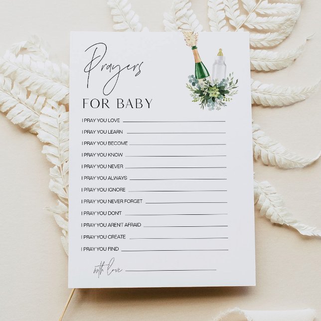 REMY Oraciones Para Tarjeta De Consejos De Baby Sh (Subido por el creador)