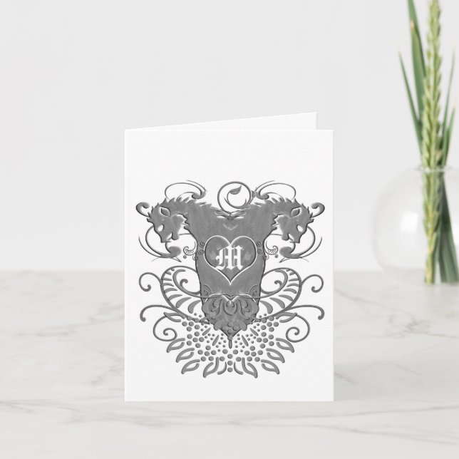 Renacimiento Boda Agradecimiento León Rampante (Anverso)