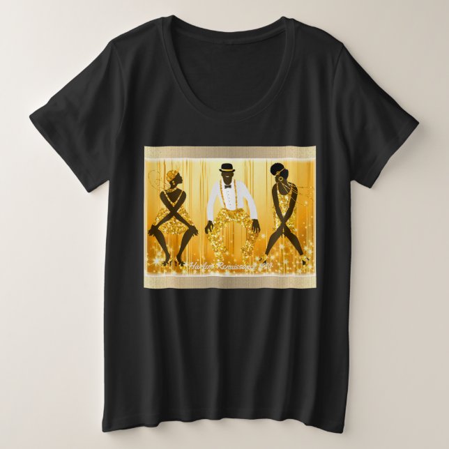 Renacimiento de Harlem 1920, Charleston: (Anverso del diseño)