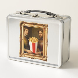 Renaissance Men Holding Modern French Fries