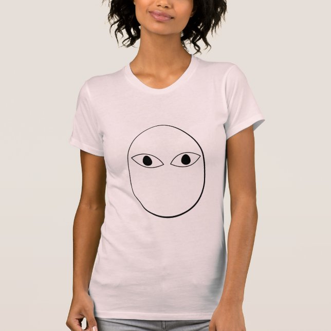 Reñida camiseta de cara de huevo (Anverso)
