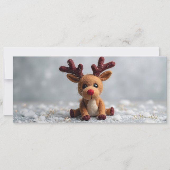 Renne Rudolphe peluche mignonne (Anverso)