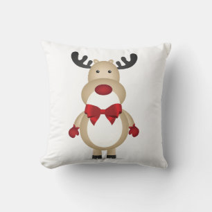 Reno con almohada de amarre roja de remolque