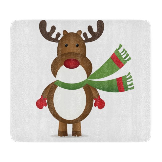 Reno con un vidrio de tabla de corte de bufanda ve (Anverso)