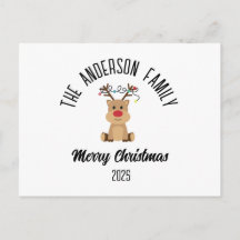 Reno de Navidad con Luces Nombre Personalizado