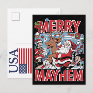 Reno de Navidad divertido USA 250 años Patriótico