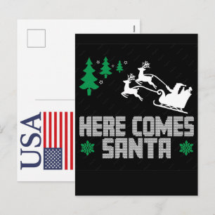 Reno de Navidad divertido USA 250 años Patriótico