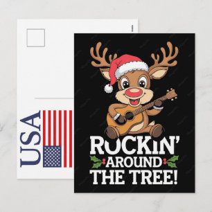 Reno de Navidad divertido USA 250 años Patriótico